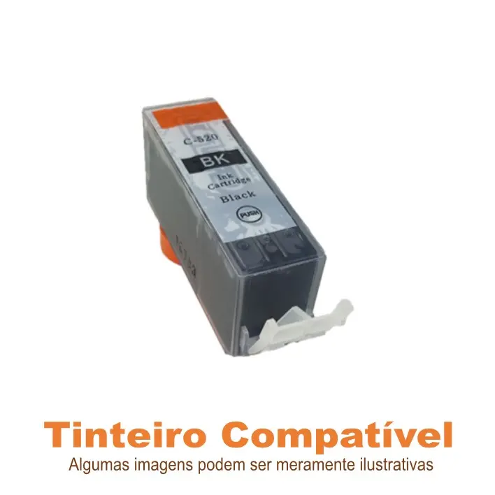 Tinteiro Canon PGI520BK Black Compatível