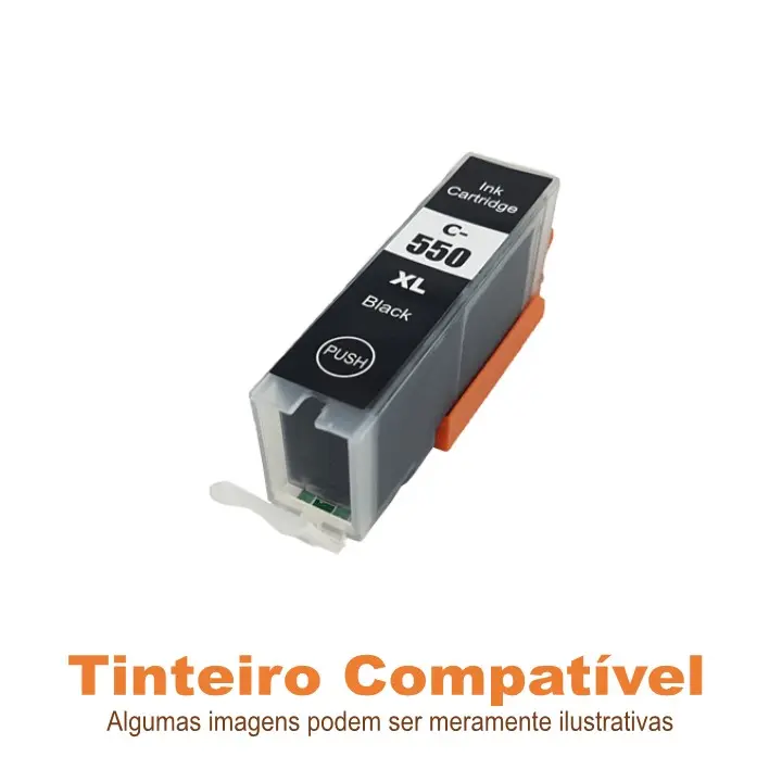 Tinteiro Canon PGI550XLBK Black Compatível