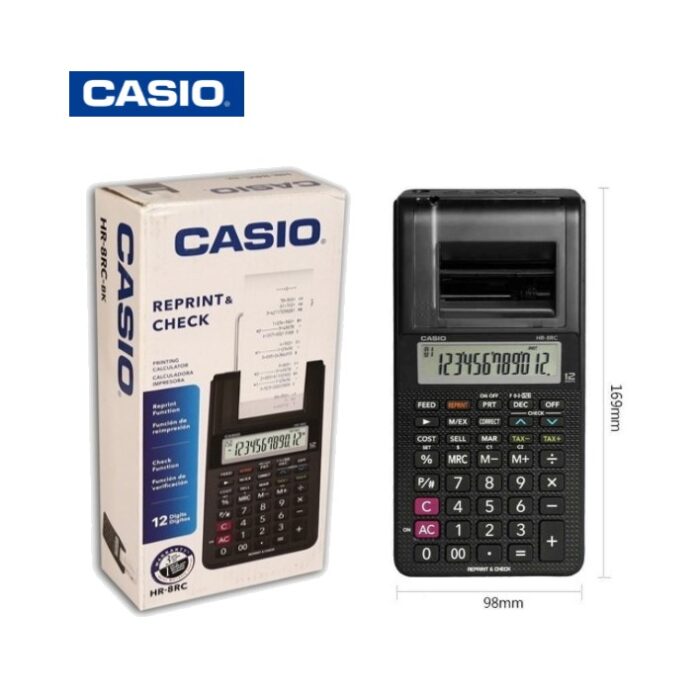 Calculadora Casio HR-8RCE detalhes