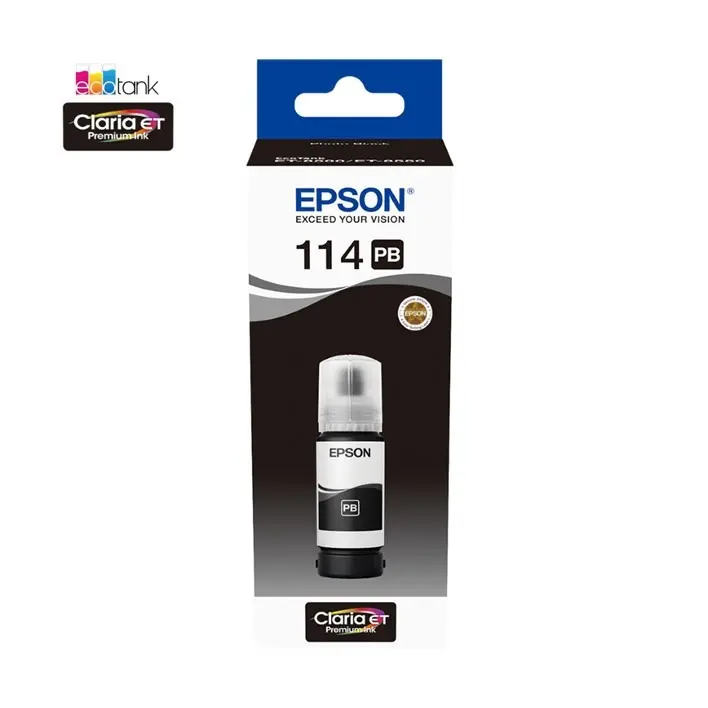 114 EcoTank Photo Black Ink Botle