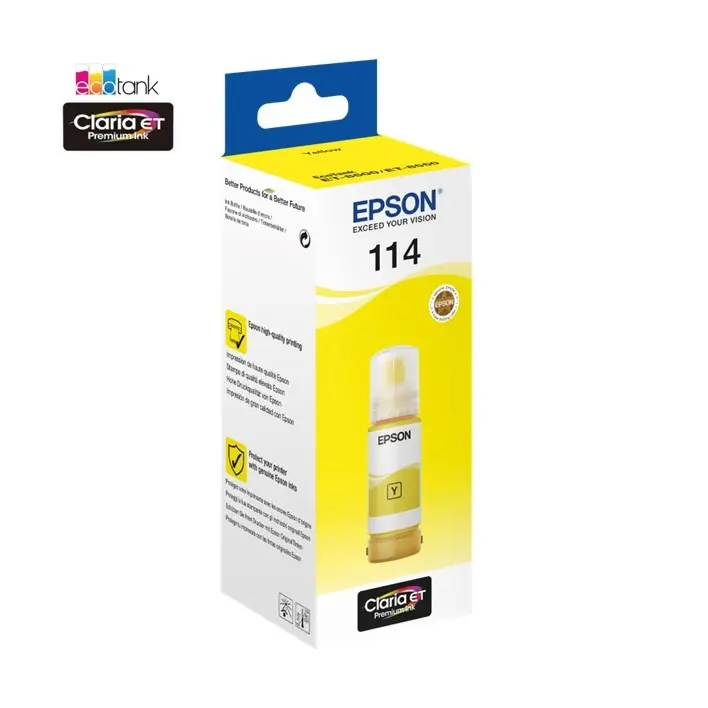 114 EcoTank Yellow Ink Botle