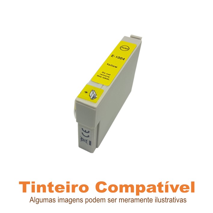 Tinteiro Epson T1004 Yellow Compatível
