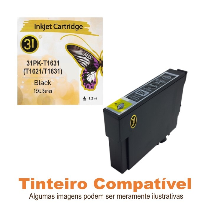 31PK-T1631 Epson 16XLBK L31 Genérico