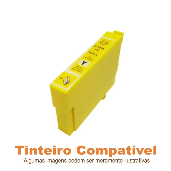 Tinteiro Epson 18XL Yellow T1814 Compatível
