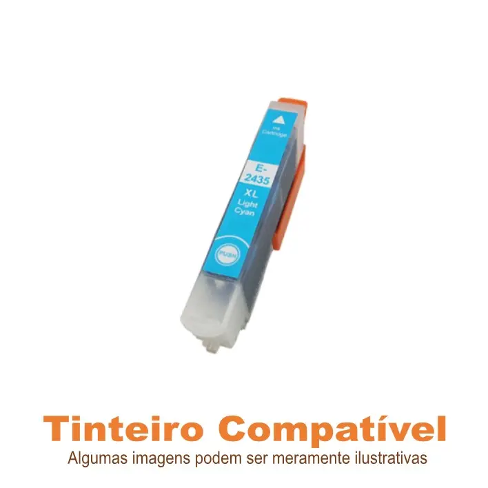 Tinteiro Compatível Epson T2435XL Light Cyan