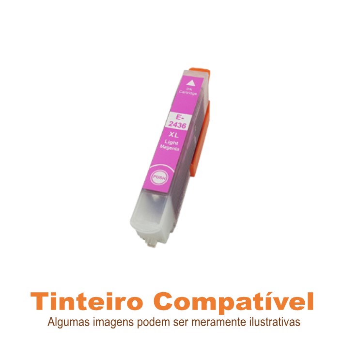 Tinteiro Compatível Epson T2436XL Light Magenta