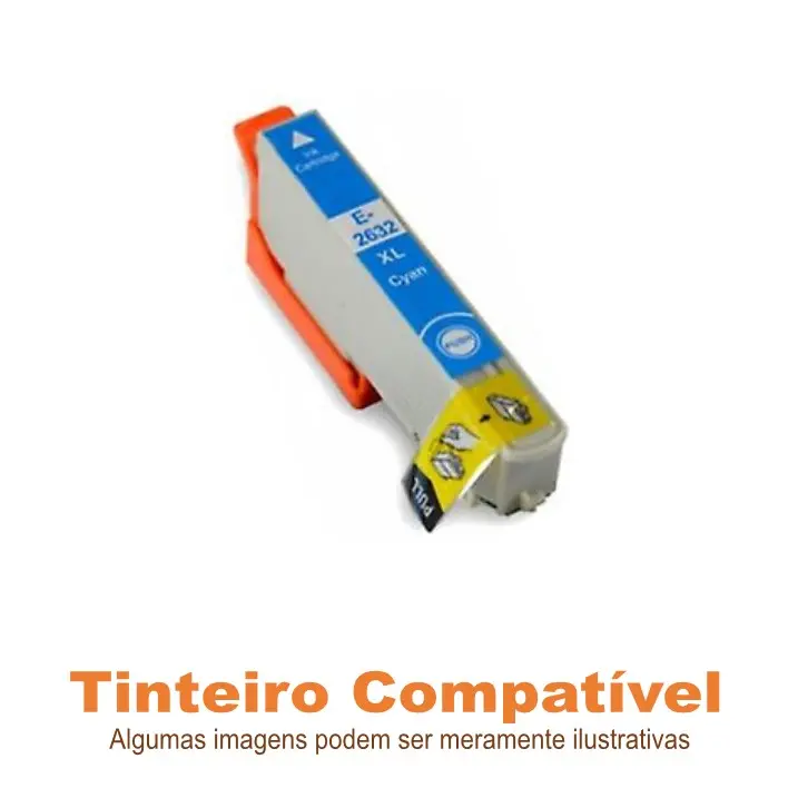 Tinteiro Compatível Epson 2632xl Cyan