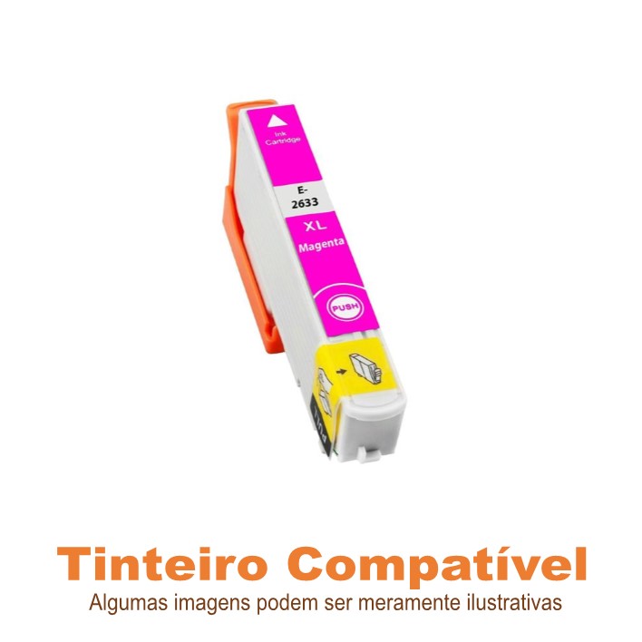 Tinteiro Compatível Epson 2633xl Magenta