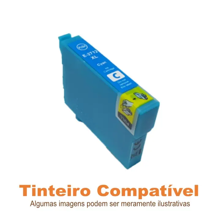 Tinteiro Compatível Epson 27XL T2712XL Cyan