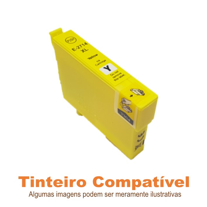 Tinteiro Compatível Epson 27XL T2714XL Yellow