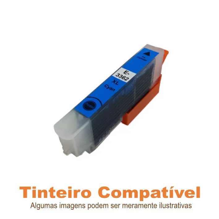 Tinteiro Compatível Epson T3362XL Cyan