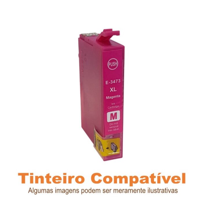 Tinteiro Compatível Epson 3473XL Magenta