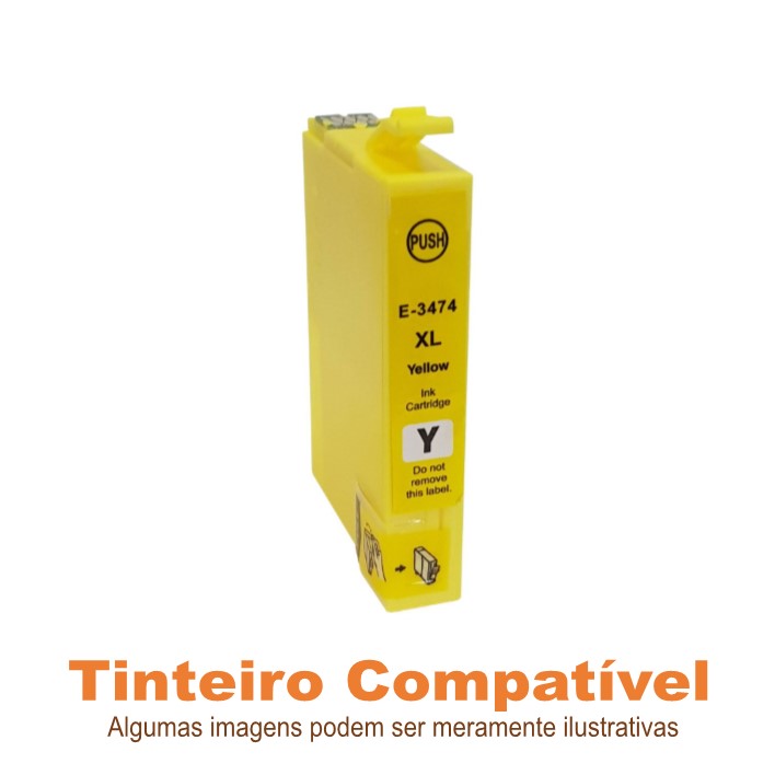 Tinteiro Compatível Epson T3474XL Yellow