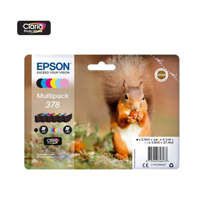 Epson 378 Pack 6 colors T3788