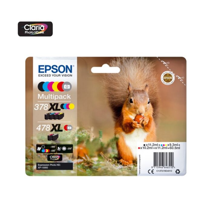 Epson 478XL Pack 6 colors T379D
