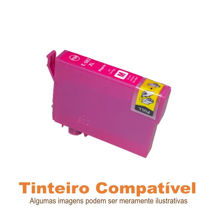Tinteiro Compatível Epson T502XL Magenta
