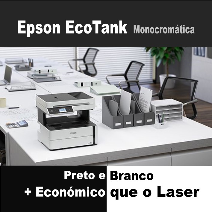 Impressora Multifunções Epson EcoTank ET-M3140 Mono Destaque