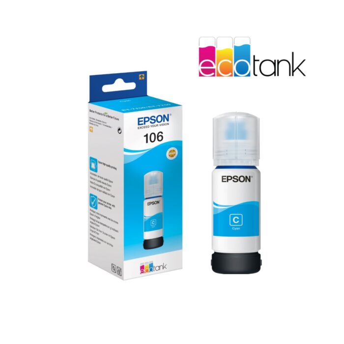 Epson EcoTank 106 Cyan Ink Series