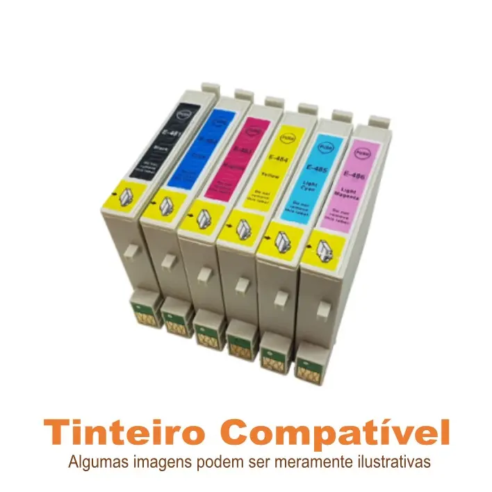 Pack tinteiros Epson T0487 Compatíveis