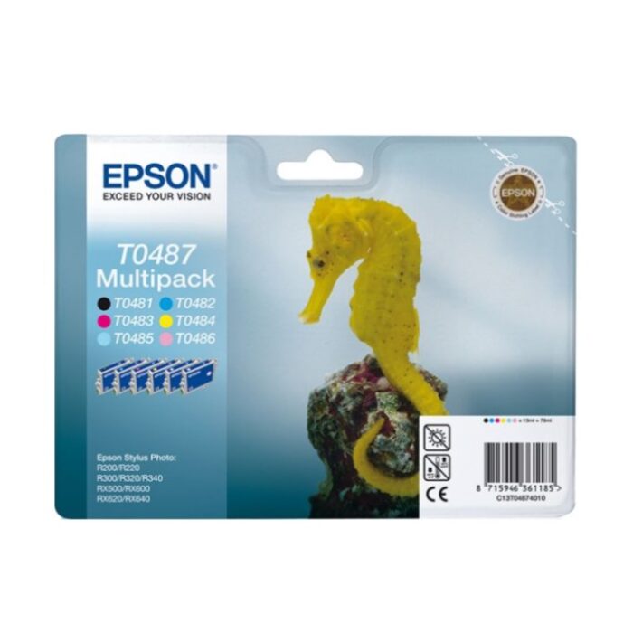 Pack Epson T0487 6 Colors