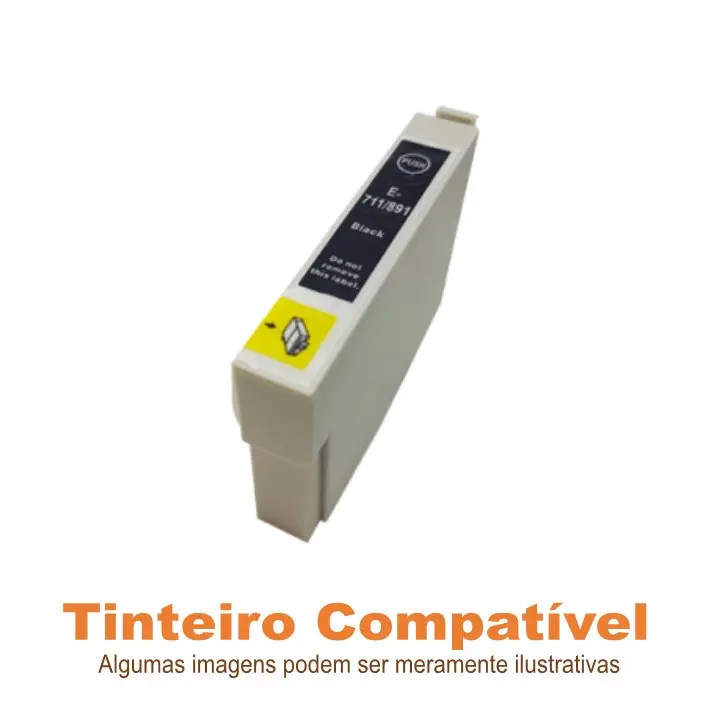 Tinteiro Genérico Epson 0711 Black