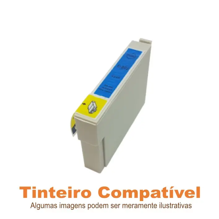 Epson T0802 ou T0792 Cyan Compatível