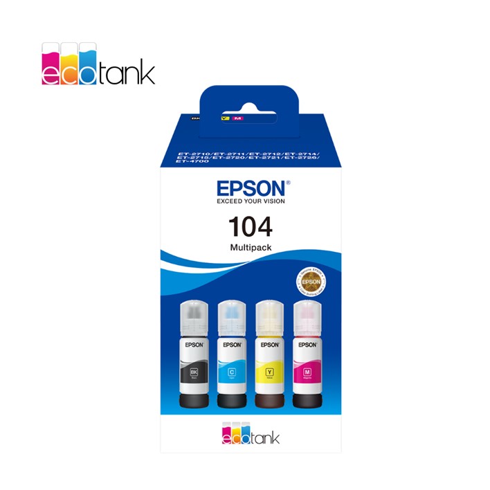 Pack Epson EcoTank 104 Ink Series
