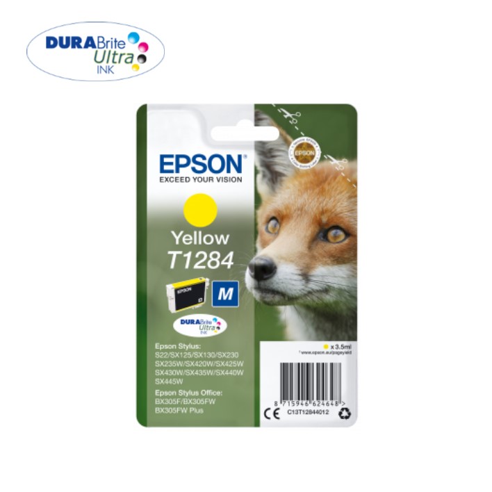 Tinteiro Epson 1284 Yellow Original