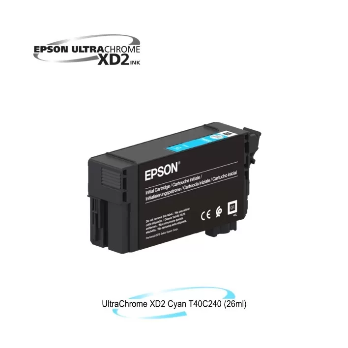 Epson UltraChrome XD2 Cyan T40C240 (26ml) Original