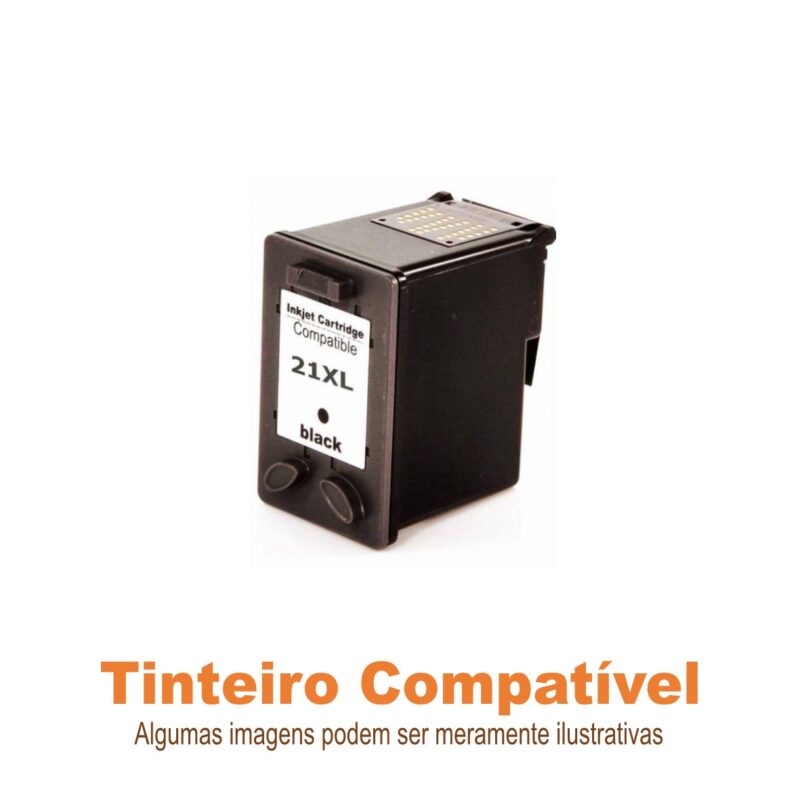 Tinteiro HP21xl Black Compatível