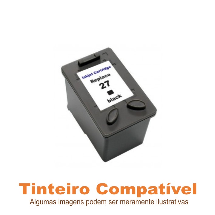 Tinteiro HP27 Black Compatível