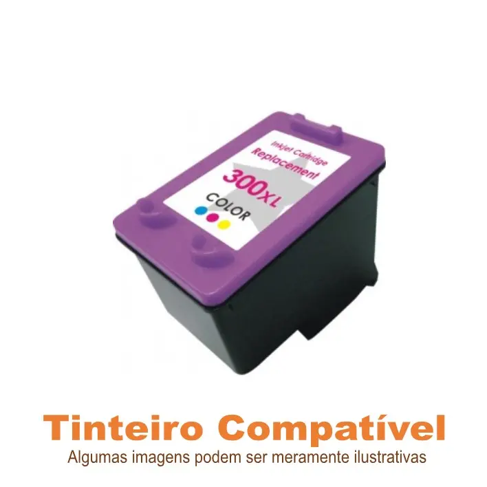 Tinteiro Compatível HP300XL Color
