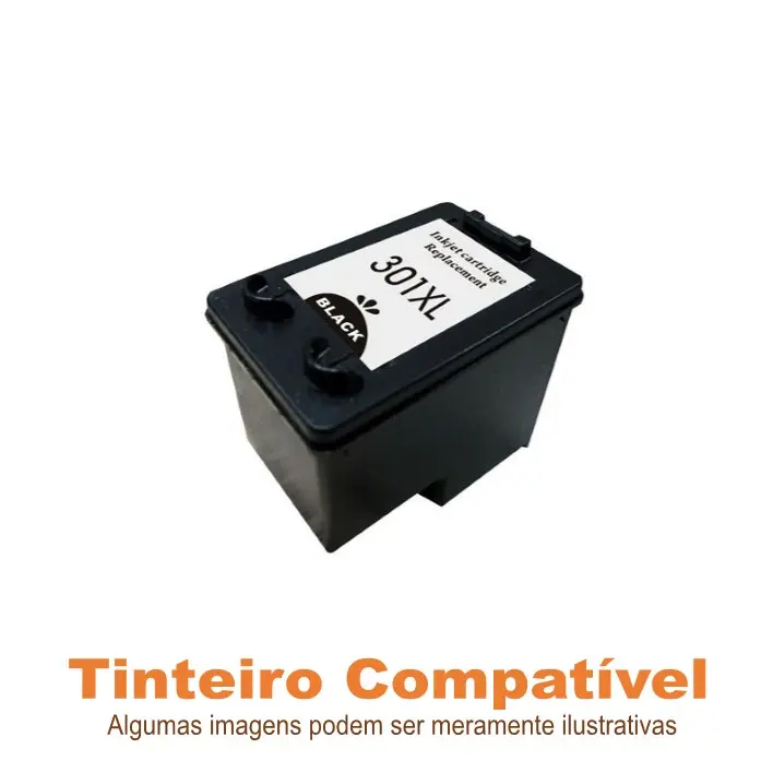 Tinteiro Compatível HP301XL Black