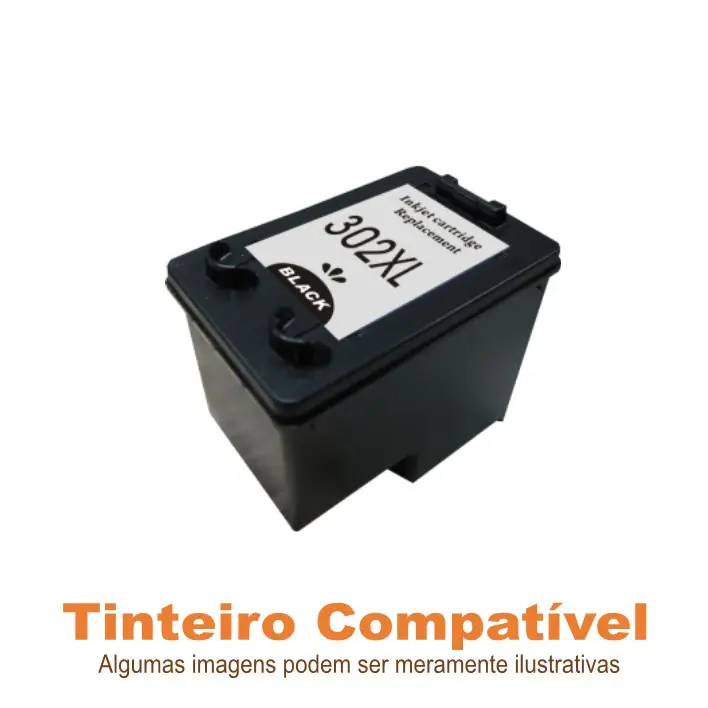 Tinteiro Compatível HP302XL Black
