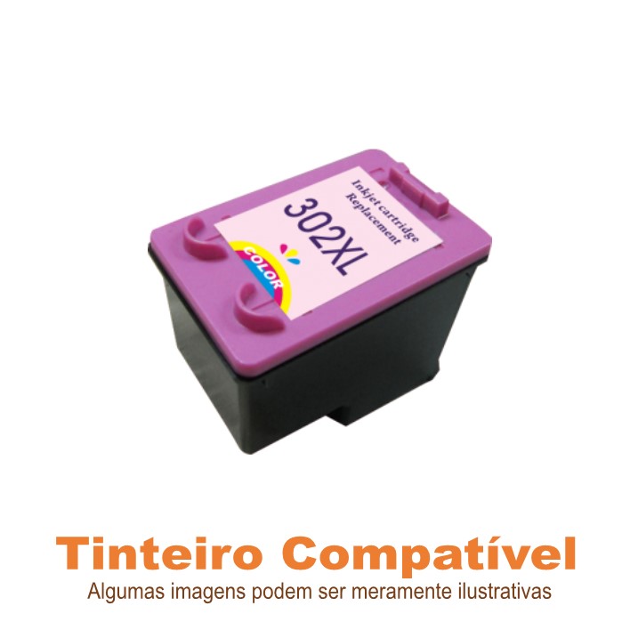 Tinteiro Compatível HP302XL Color