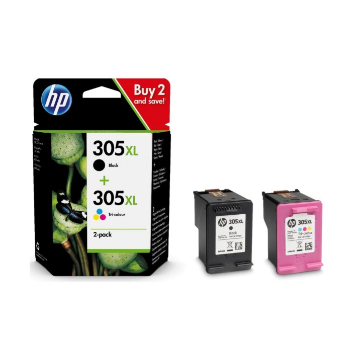 Pack HP 305XL Black e Color