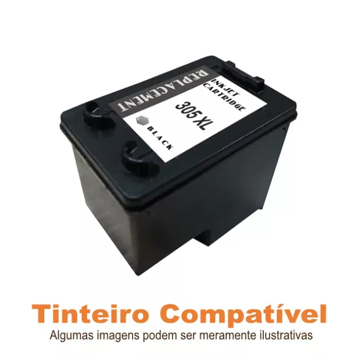 Cartucho de tinta HP 305XL Black Compatível