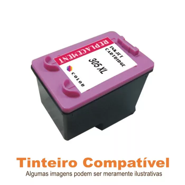 Cartucho de tinta HP 305XL Color Compatível