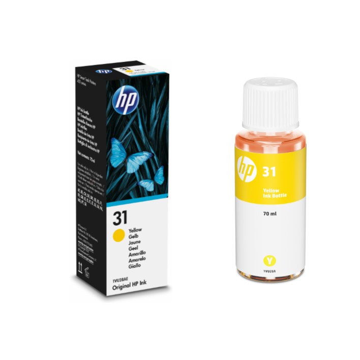 HP 31 Yellow Ink Bottle (1VU28AE)