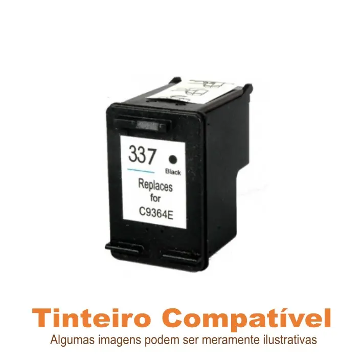 Tinteiro HP337 Black Compatível (C9364EE)