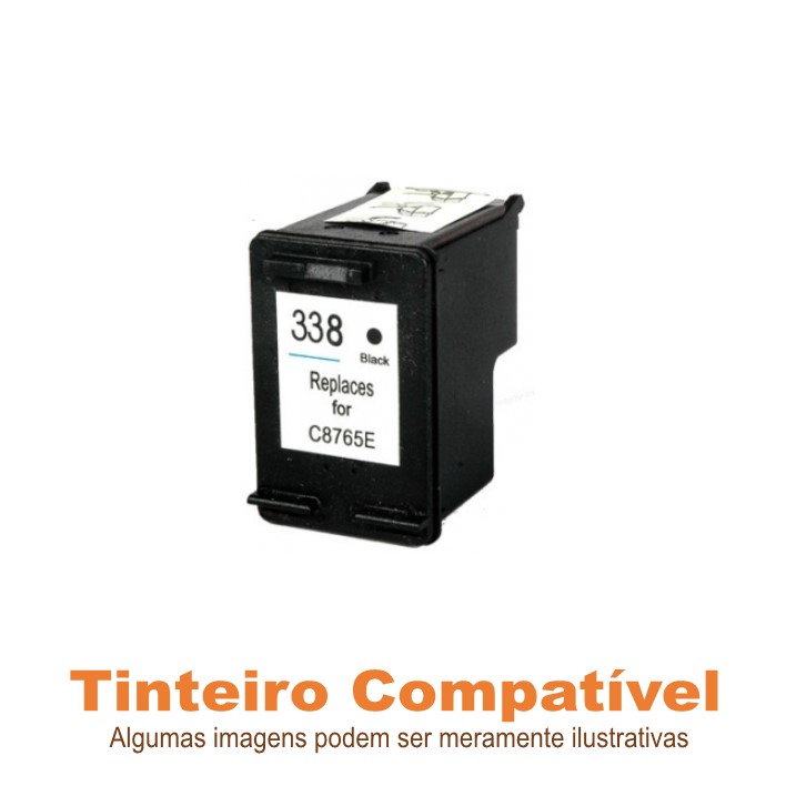 Tinteiro HP338 Black Compatível (C8765EE)
