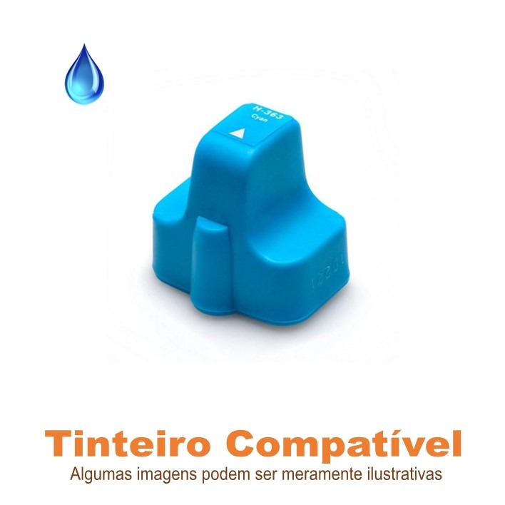 Tinteiro HP 363C compatível