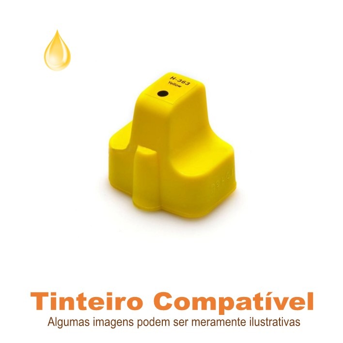 Tinteiro HP 363Y compatível