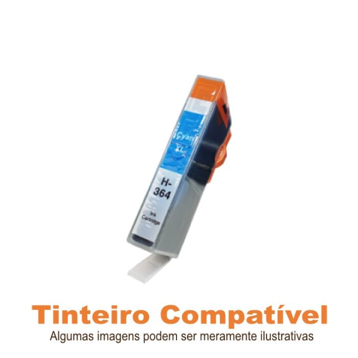 Tinteiro HP364XL Cyan Genérico +económico (CB323EE)