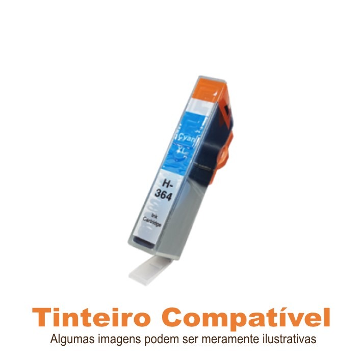 Tinteiro HP364XL Cyan Genérico +económico (CB323EE)