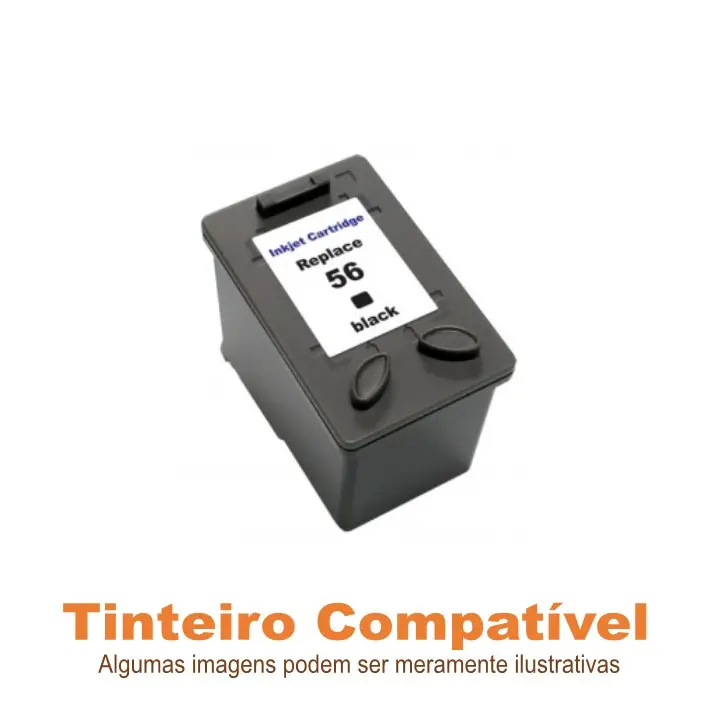 Tinteiro HP56 Black Compatível
