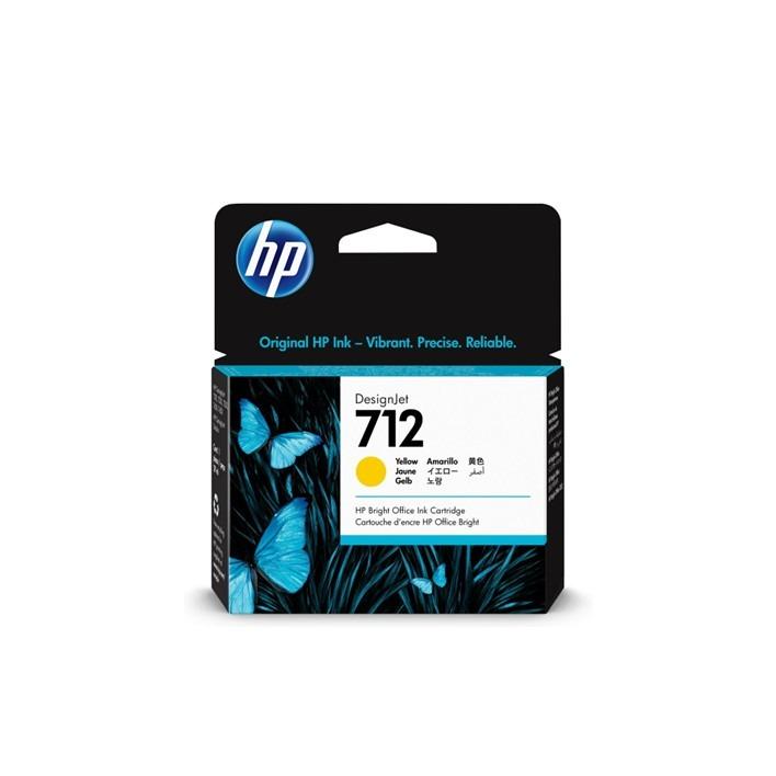 Tinteiro HP712 Amarelo original 29ml