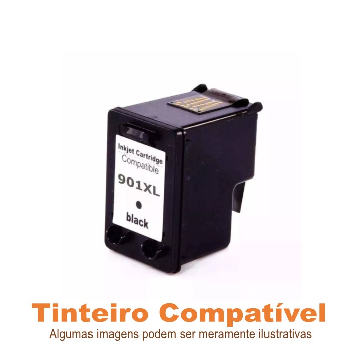 Tinteiro HP901XL Black Compatível