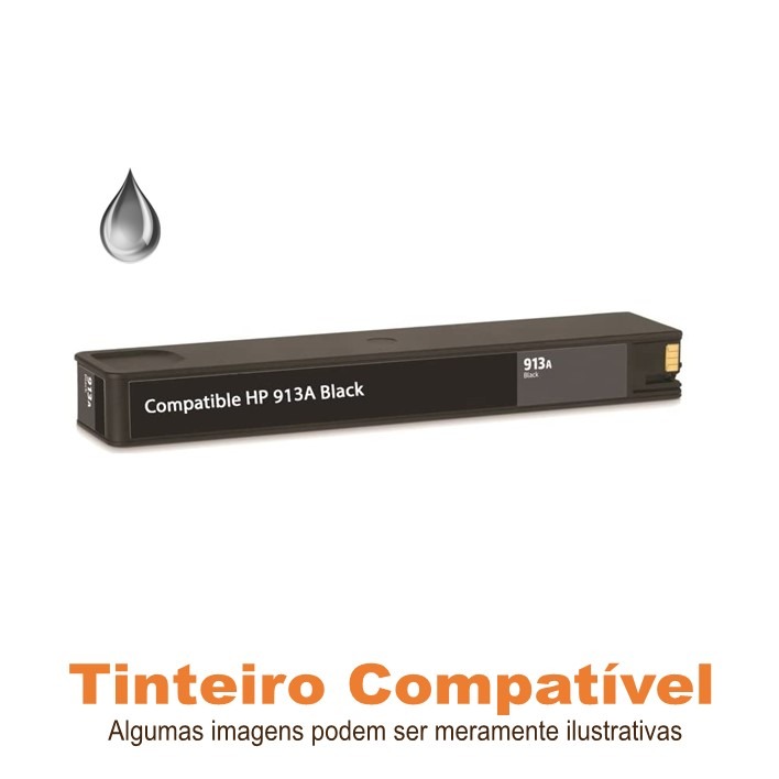 HP 913A Black L0R95AE Compatível