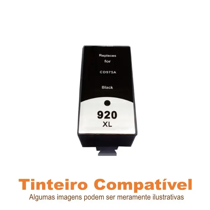Tinteiro HP920XL Black Compatível